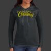 Ladies 100% Ring Spun Cotton Long Sleeve Hooded T Shirt Thumbnail