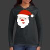 Ladies 100% Ring Spun Cotton Long Sleeve Hooded T Shirt Thumbnail