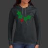 Ladies 100% Ring Spun Cotton Long Sleeve Hooded T Shirt Thumbnail