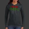 Ladies 100% Ring Spun Cotton Long Sleeve Hooded T Shirt Thumbnail