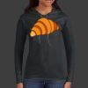 Ladies 100% Ring Spun Cotton Long Sleeve Hooded T Shirt Thumbnail