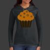 Ladies 100% Ring Spun Cotton Long Sleeve Hooded T Shirt Thumbnail