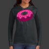 Ladies 100% Ring Spun Cotton Long Sleeve Hooded T Shirt Thumbnail