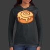 Ladies 100% Ring Spun Cotton Long Sleeve Hooded T Shirt Thumbnail