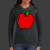 Ladies 100% Ring Spun Cotton Long Sleeve Hooded T Shirt Thumbnail