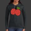 Ladies 100% Ring Spun Cotton Long Sleeve Hooded T Shirt Thumbnail