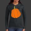 Ladies 100% Ring Spun Cotton Long Sleeve Hooded T Shirt Thumbnail
