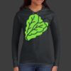 Ladies 100% Ring Spun Cotton Long Sleeve Hooded T Shirt Thumbnail