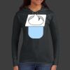 Ladies 100% Ring Spun Cotton Long Sleeve Hooded T Shirt Thumbnail