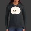Ladies 100% Ring Spun Cotton Long Sleeve Hooded T Shirt Thumbnail