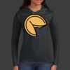 Ladies 100% Ring Spun Cotton Long Sleeve Hooded T Shirt Thumbnail