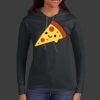 Ladies 100% Ring Spun Cotton Long Sleeve Hooded T Shirt Thumbnail