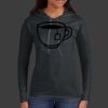 Ladies 100% Ring Spun Cotton Long Sleeve Hooded T Shirt Thumbnail