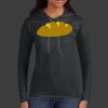 Ladies 100% Ring Spun Cotton Long Sleeve Hooded T Shirt Thumbnail