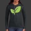 Ladies 100% Ring Spun Cotton Long Sleeve Hooded T Shirt Thumbnail
