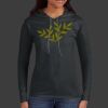 Ladies 100% Ring Spun Cotton Long Sleeve Hooded T Shirt Thumbnail