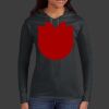 Ladies 100% Ring Spun Cotton Long Sleeve Hooded T Shirt Thumbnail