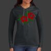 Ladies 100% Ring Spun Cotton Long Sleeve Hooded T Shirt Thumbnail