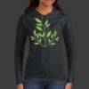 Ladies 100% Ring Spun Cotton Long Sleeve Hooded T Shirt Thumbnail