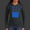 Ladies 100% Ring Spun Cotton Long Sleeve Hooded T Shirt Thumbnail