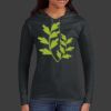 Ladies 100% Ring Spun Cotton Long Sleeve Hooded T Shirt Thumbnail