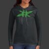Ladies 100% Ring Spun Cotton Long Sleeve Hooded T Shirt Thumbnail
