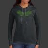 Ladies 100% Ring Spun Cotton Long Sleeve Hooded T Shirt Thumbnail