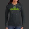 Ladies 100% Ring Spun Cotton Long Sleeve Hooded T Shirt Thumbnail