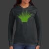 Ladies 100% Ring Spun Cotton Long Sleeve Hooded T Shirt Thumbnail