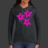 Ladies 100% Ring Spun Cotton Long Sleeve Hooded T Shirt Thumbnail