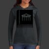 Ladies 100% Ring Spun Cotton Long Sleeve Hooded T Shirt Thumbnail