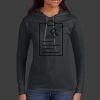 Ladies 100% Ring Spun Cotton Long Sleeve Hooded T Shirt Thumbnail