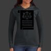 Ladies 100% Ring Spun Cotton Long Sleeve Hooded T Shirt Thumbnail