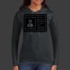 Ladies 100% Ring Spun Cotton Long Sleeve Hooded T Shirt Thumbnail