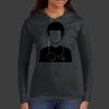 Ladies 100% Ring Spun Cotton Long Sleeve Hooded T Shirt Thumbnail