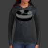Ladies 100% Ring Spun Cotton Long Sleeve Hooded T Shirt Thumbnail