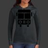 Ladies 100% Ring Spun Cotton Long Sleeve Hooded T Shirt Thumbnail