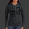 Ladies 100% Ring Spun Cotton Long Sleeve Hooded T Shirt Thumbnail