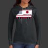 Ladies 100% Ring Spun Cotton Long Sleeve Hooded T Shirt Thumbnail