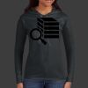 Ladies 100% Ring Spun Cotton Long Sleeve Hooded T Shirt Thumbnail