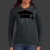 Ladies 100% Ring Spun Cotton Long Sleeve Hooded T Shirt Thumbnail