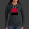 Ladies 100% Ring Spun Cotton Long Sleeve Hooded T Shirt Thumbnail