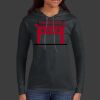 Ladies 100% Ring Spun Cotton Long Sleeve Hooded T Shirt Thumbnail