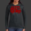 Ladies 100% Ring Spun Cotton Long Sleeve Hooded T Shirt Thumbnail