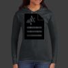Ladies 100% Ring Spun Cotton Long Sleeve Hooded T Shirt Thumbnail