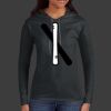 Ladies 100% Ring Spun Cotton Long Sleeve Hooded T Shirt Thumbnail