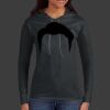 Ladies 100% Ring Spun Cotton Long Sleeve Hooded T Shirt Thumbnail
