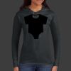 Ladies 100% Ring Spun Cotton Long Sleeve Hooded T Shirt Thumbnail