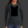 Ladies 100% Ring Spun Cotton Long Sleeve Hooded T Shirt Thumbnail