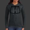 Ladies 100% Ring Spun Cotton Long Sleeve Hooded T Shirt Thumbnail